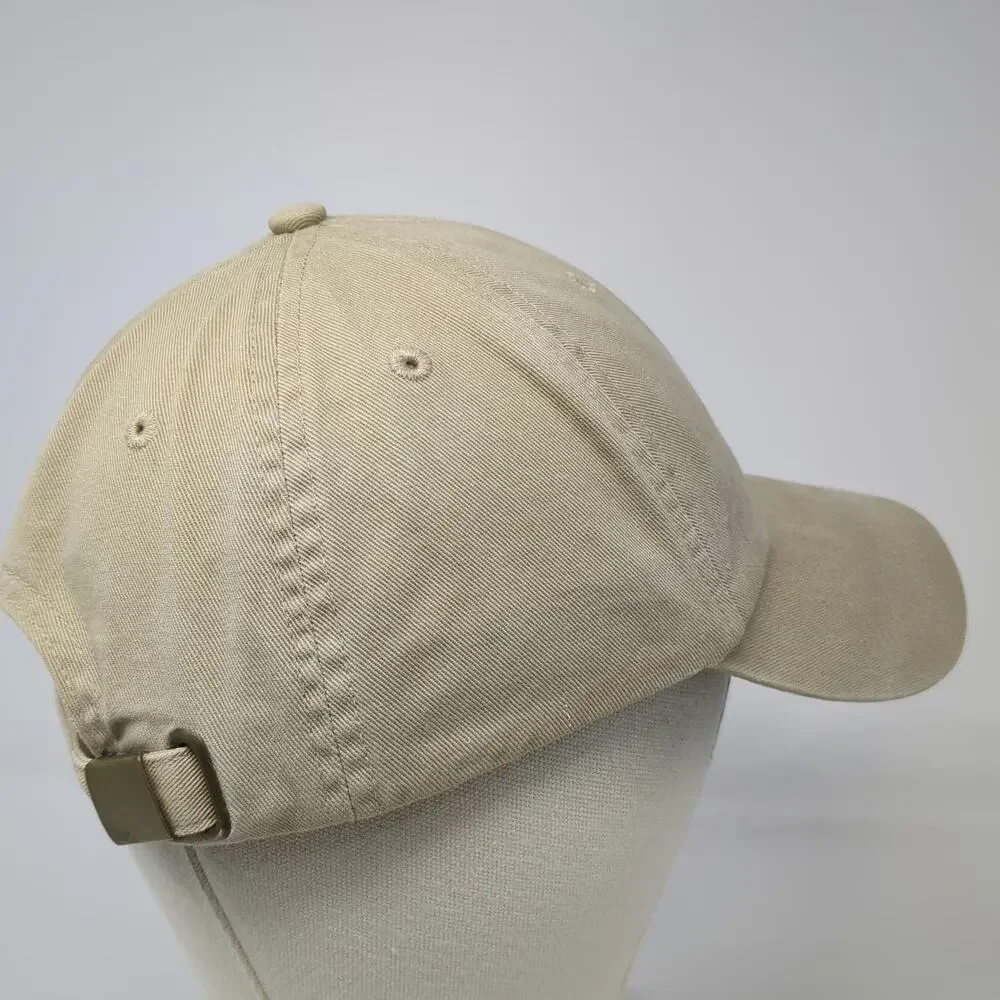 Disney Mickey Mouse Beige Baseball Cap One Size Cotton Slideback Embroidery Hat
